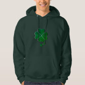 4 Leaf Clover St. Patrick's Day Hoodie (Voorkant)