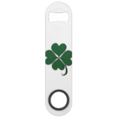 4 Leaf Clover St. Patrick's Day Nickname Speed Flessenopener (Achterkant)