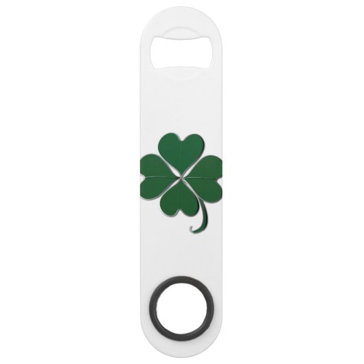 4 Leaf Clover St. Patrick's Day Speed Flessenopener (Achterkant)