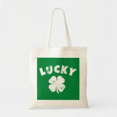 4 Leaf Lucky Clover St. Patrick's Day Tote Bag (Voorkant)