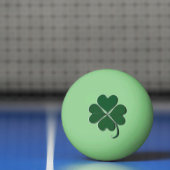 4 Leaf Shamrock Glow in the Dark Pingpongbal (Net)