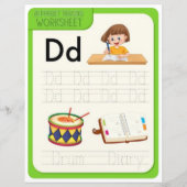 4 Learn To Spell Letter D Teacher Home Schooling (Voorkant)