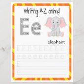 4 Learn To Spell Letter E Teacher Home Schooling (Voorkant)