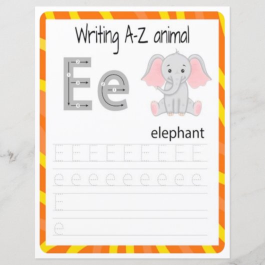 4 Learn To Spell Letter E Teacher Home Schooling (Voorkant)