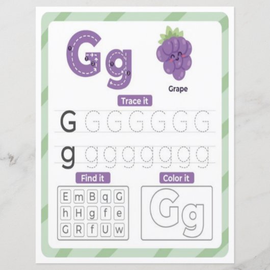 4 Learn To Spell Letter G Teacher Home Schooling (Voorkant)