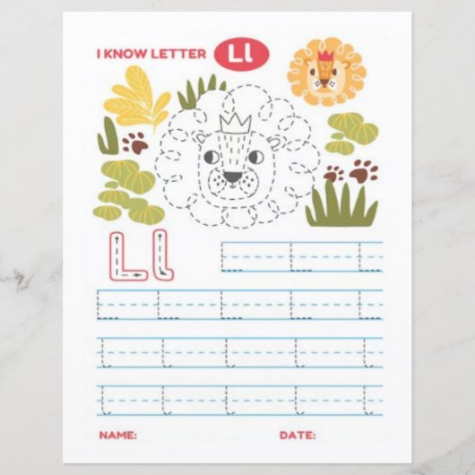 4 Learn To Spell Letter L Teacher Home Schooling (Voorkant)