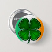 4 lederen klaver met kleurenButton Ronde Button 5,7 Cm (Voorkant /achterkant)
