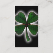 4 Lederen klaverprofiel Visitekaartje (Achterkant)