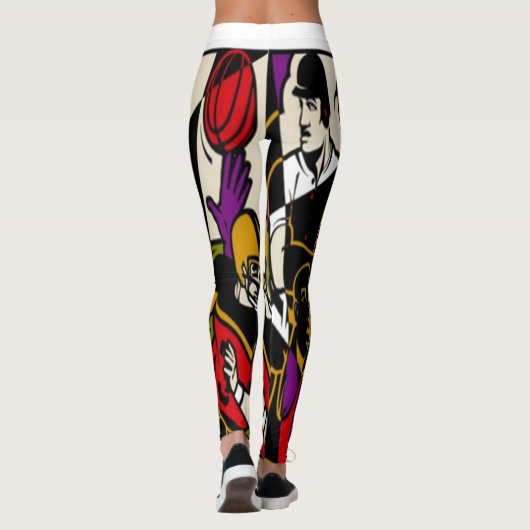 4 Leggings sport (Achterkant)