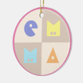 4 Letters Nieuwe Baby Geboorte Meisje Naam Kwekeri Keramisch Ornament (Links)