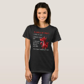 4 Levels Of Crazy Talks To Self Argues With Self I T-shirt (Voorkant volledig)