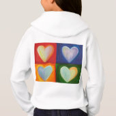 4 Liefde Harten Kunst Aangepaste Huidkleding (Achterkant)