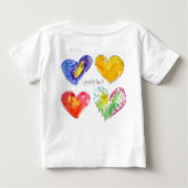 4 Liefde Hecht Cute Baby Long Sided T Two Sided (Achterkant)