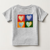 4 Liefde Kunst Aangepaste Shirten (Achterkant)