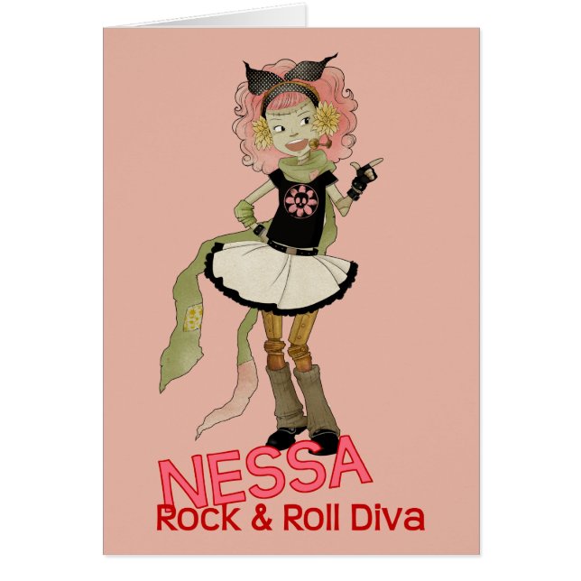 4 Little Monsters - Nessa (Voorkant)