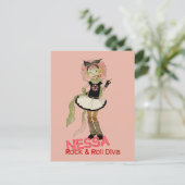 4 Little Monsters - Nessa Briefkaart (Staand voorkant)