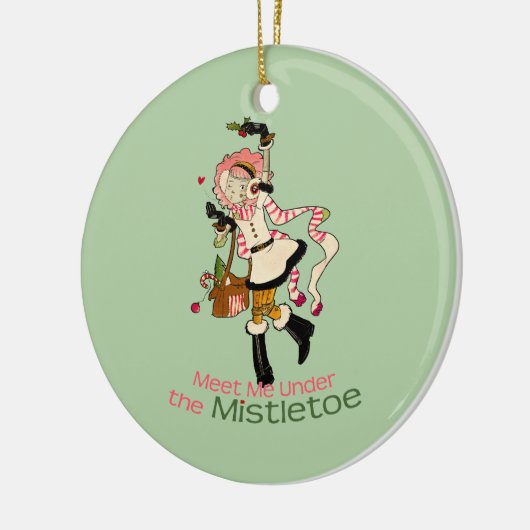 4 Little Monsters - Nessa Holiday Keramisch Ornament (Links)