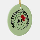 4 Little Monsters - Nessa Holiday Logo 2 Keramisch Ornament (Rechts)