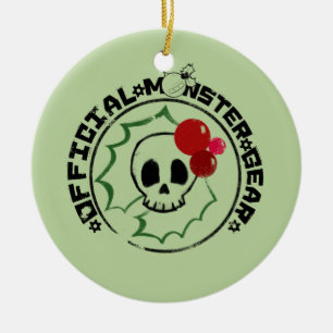 4 Little Monsters - Nessa Holiday Logo 2 Keramisch Ornament