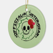 4 Little Monsters - Nessa Holiday Logo 2 Keramisch Ornament (Links)