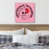 4 Little Monsters - Nessa Holiday Logo Canvas Afdruk (Insitu (Slaapkamer))