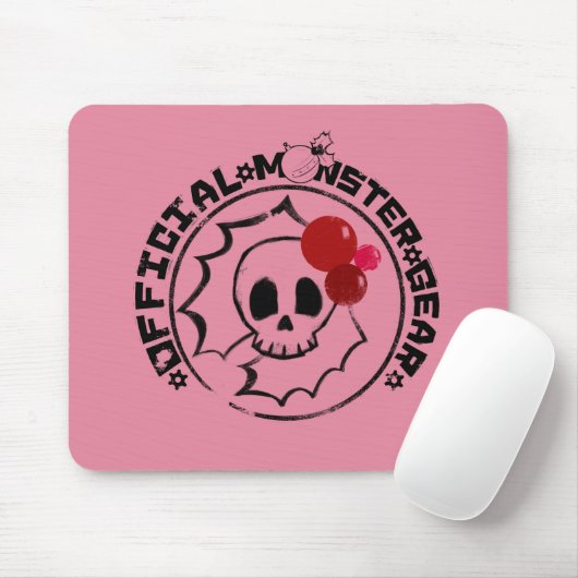 4 Little Monsters - Nessa Holiday Logo Muismat (Met muis)