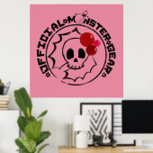 4 Little Monsters - Nessa Holiday Logo Poster (Thuiskantoor)