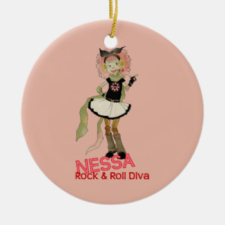 4 Little Monsters - Nessa Keramisch Ornament