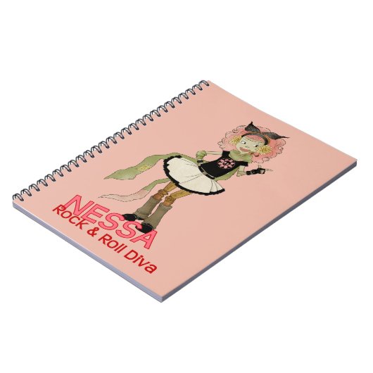 4 Little Monsters - Nessa Notitieboek (Linkerzijde)