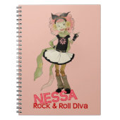 4 Little Monsters - Nessa Notitieboek (Voorkant)