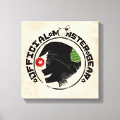 4 Little Monsters - Nigel Holiday Logo 2 Canvas Afdruk (Voorkant)