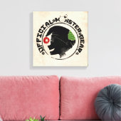 4 Little Monsters - Nigel Holiday Logo 2 Canvas Afdruk (Insitu (Woonkamer))