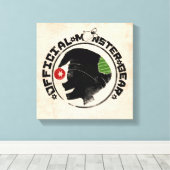 4 Little Monsters - Nigel Holiday Logo 2 Canvas Afdruk (Insitu (Houten vloer))