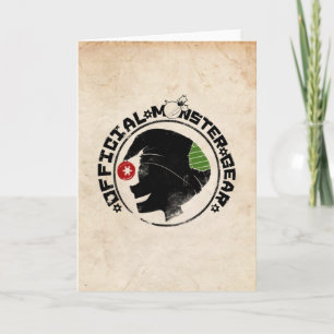 4 Little Monsters - Nigel Holiday Logo 2 Feestdagen Kaart