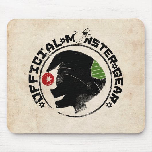 4 Little Monsters - Nigel Holiday Logo 2 Muismat (Voorkant)