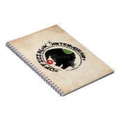 4 Little Monsters - Nigel Holiday Logo 2 Notitieboek (Rechterzijde)