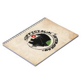 4 Little Monsters - Nigel Holiday Logo 2 Notitieboek (Linkerzijde)