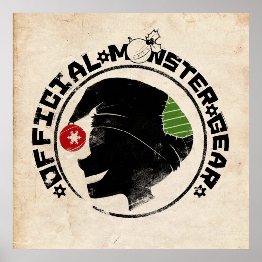 4 Little Monsters - Nigel Holiday Logo 2 Poster (Voorkant)