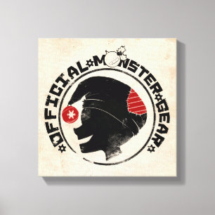 4 Little Monsters - Nigel Holiday Logo Canvas Afdruk