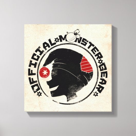 4 Little Monsters - Nigel Holiday Logo Canvas Afdruk (Voorkant)