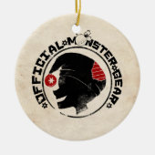 4 Little Monsters - Nigel Holiday Logo Keramisch Ornament (Voorkant)