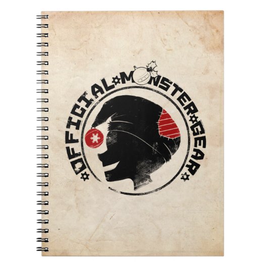 4 Little Monsters - Nigel Holiday Logo Notitieboek (Voorkant)