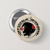 4 Little Monsters - Nigel Holiday Logo Ronde Button 5,7 Cm (Voorkant /achterkant)