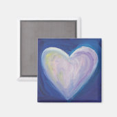 4 Love Hearts Art Inspirerend Fridge Magnet (Voorkant / Achterkant)