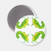 4 Lucky Fish Magneet (Voorkant / Achterkant)