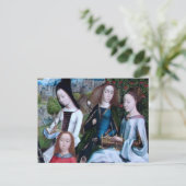 4 Maagdarmmartelaars in een tuin (met vermelding v Briefkaart (Staand voorkant)