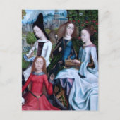 4 Maagdarmmartelaars in een tuin (met vermelding v Briefkaart (Voorkant)