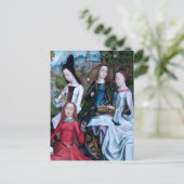 4 Maagdarmmartelaars in een tuin (met vermelding v Briefkaart (Staand voorkant)