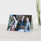 4 Maagdarmmartelaars in een tuin (met vermelding v Kaart (Voorkant)