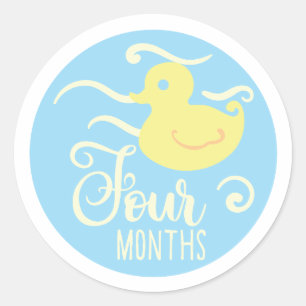 4 maanden stickers